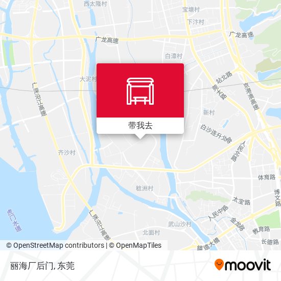 丽海厂后门地图