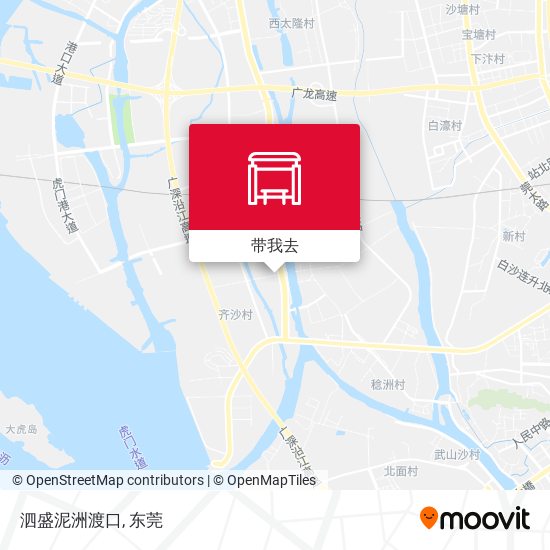 泗盛泥洲渡口地图