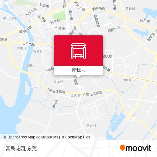 富民花园地图