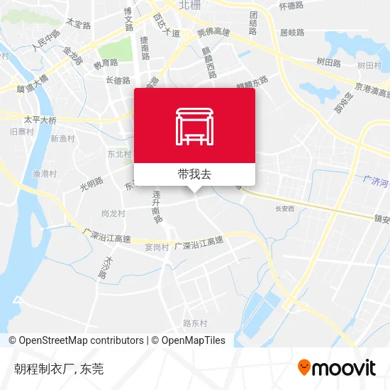 朝程制衣厂地图