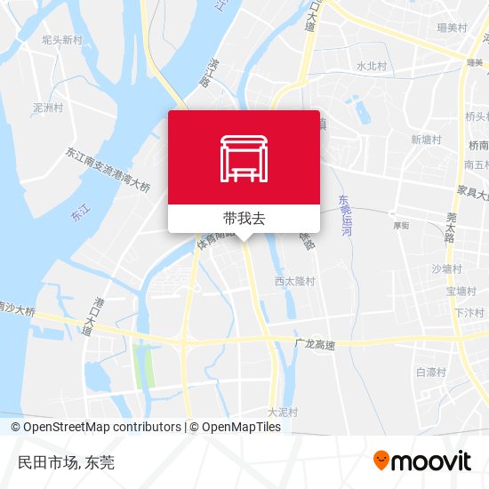 民田市场地图