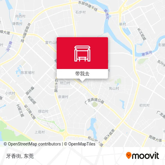 牙香街地图