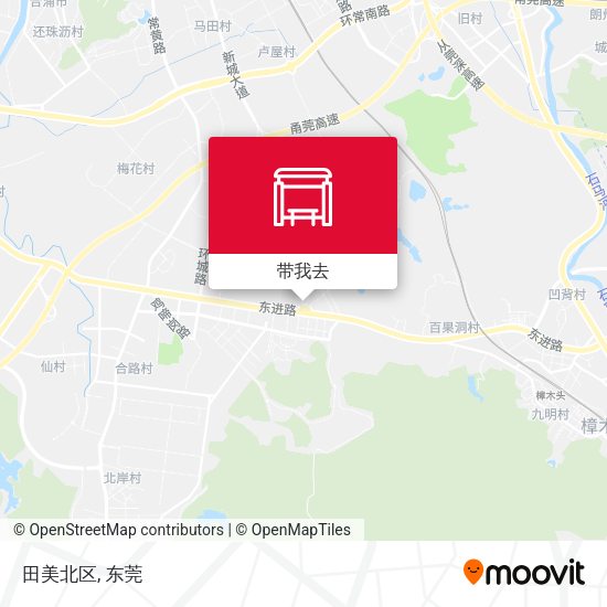田美北区地图