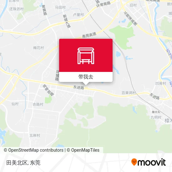 田美北区地图