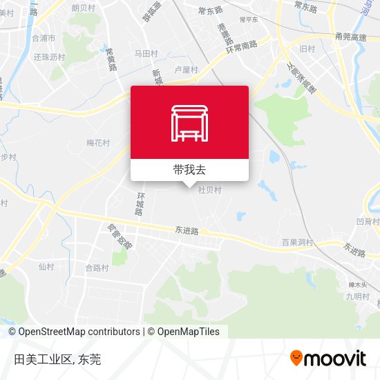 田美工业区地图