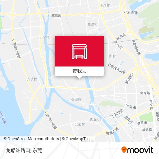 龙船洲路口地图