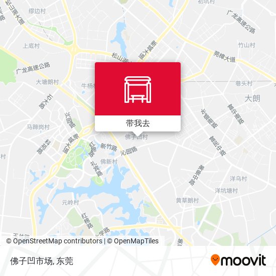 佛子凹市场地图