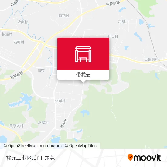 裕元工业区后门地图
