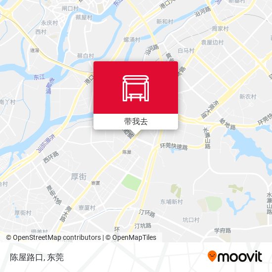 陈屋路口地图