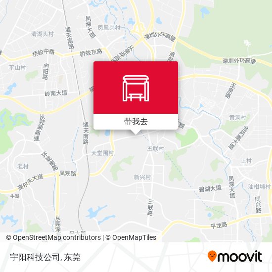宇阳科技公司地图