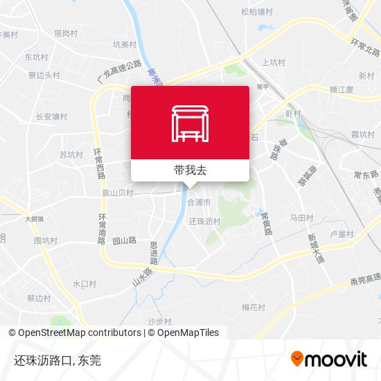 还珠沥路口地图