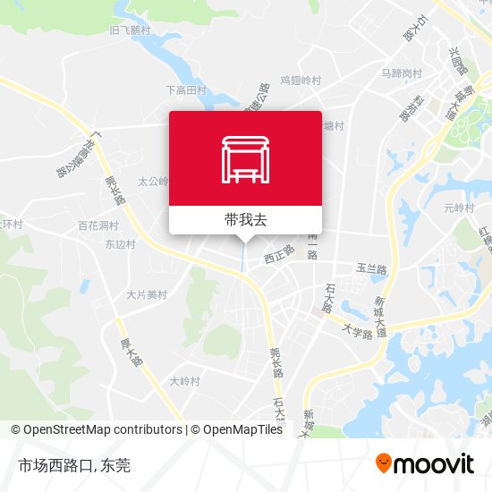 市场西路口地图