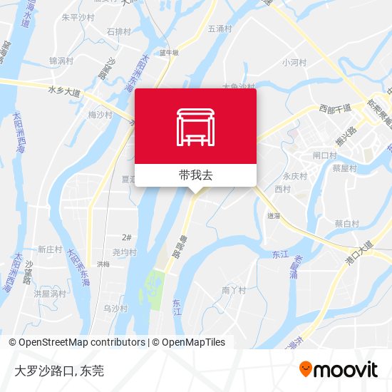 大罗沙路口地图