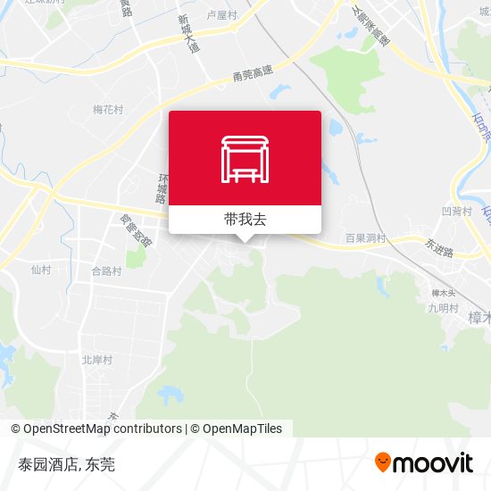 泰园酒店地图