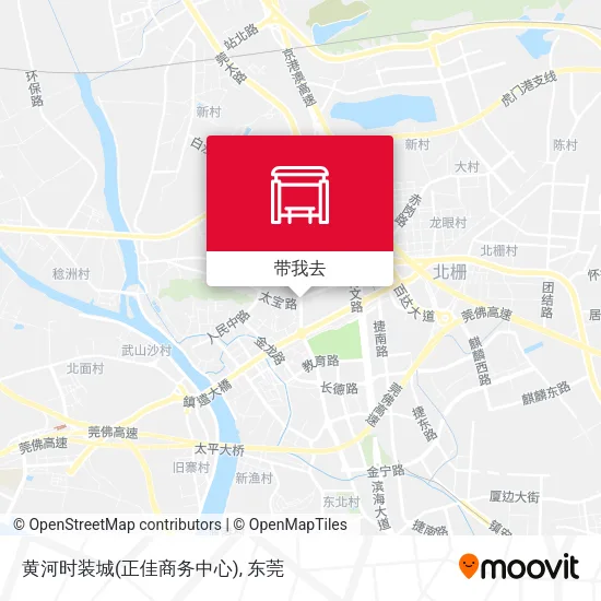 黄河时装城(正佳商务中心)地图