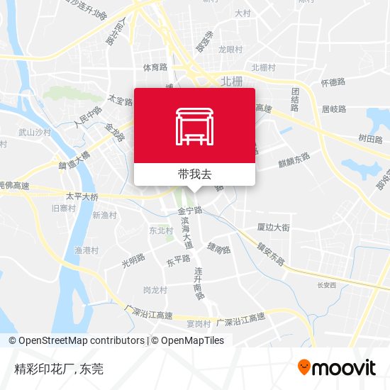 精彩印花厂地图