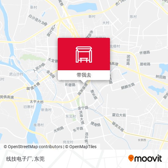 线技电子厂地图