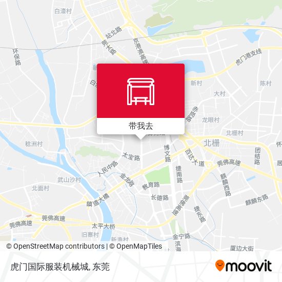 虎门国际服装机械城地图