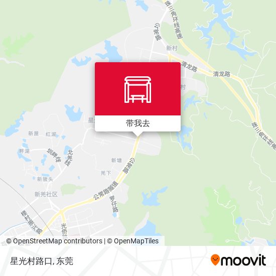 星光村路口地图