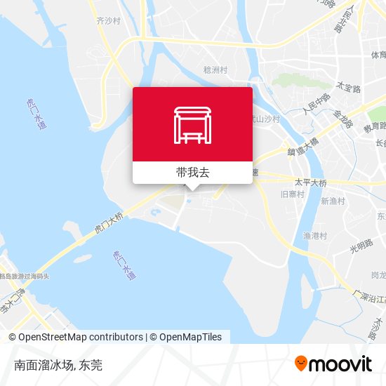 南面溜冰场地图