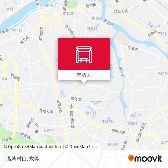 温塘村口地图