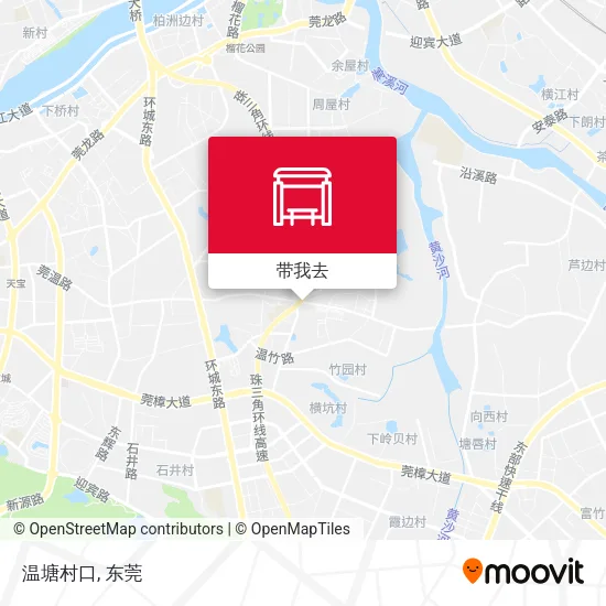温塘村口地图