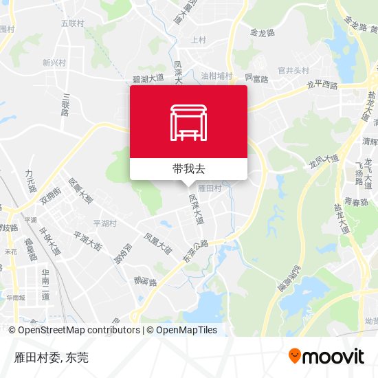 雁田村委地图