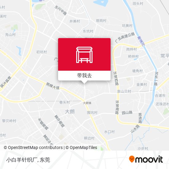 小白羊针织厂地图