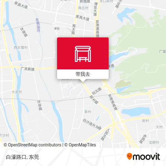 白濠路口地图