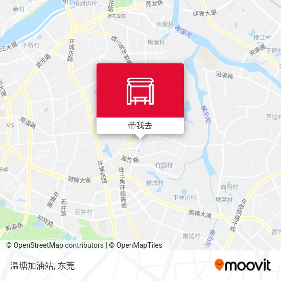 温塘加油站地图