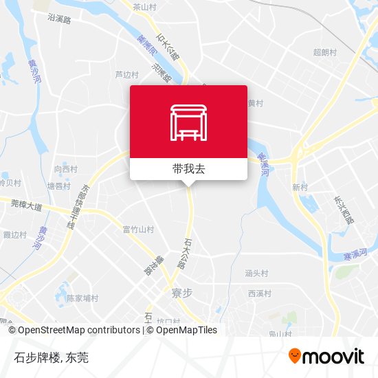 石步牌楼地图