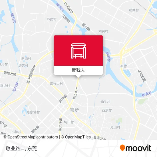 敬业路口地图