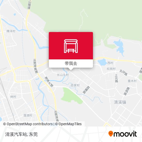 清溪汽车站地图