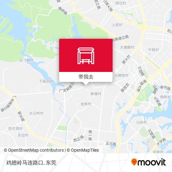 鸡翅岭马连路口地图