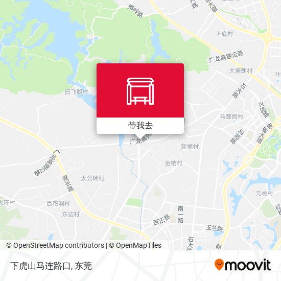 下虎山马连路口地图