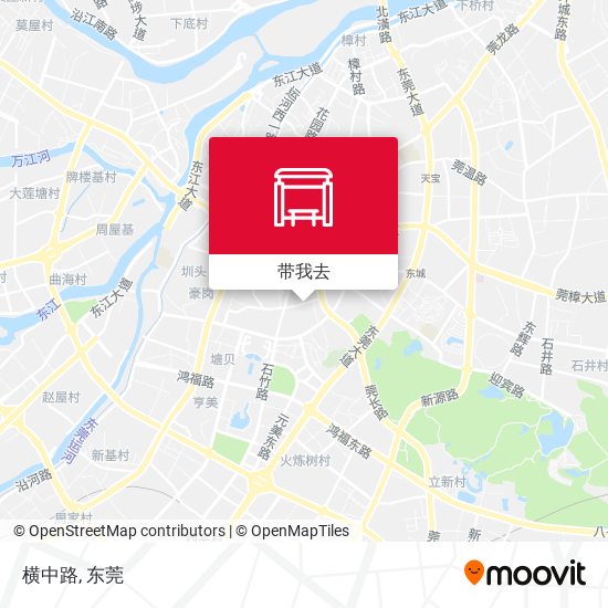 横中路地图
