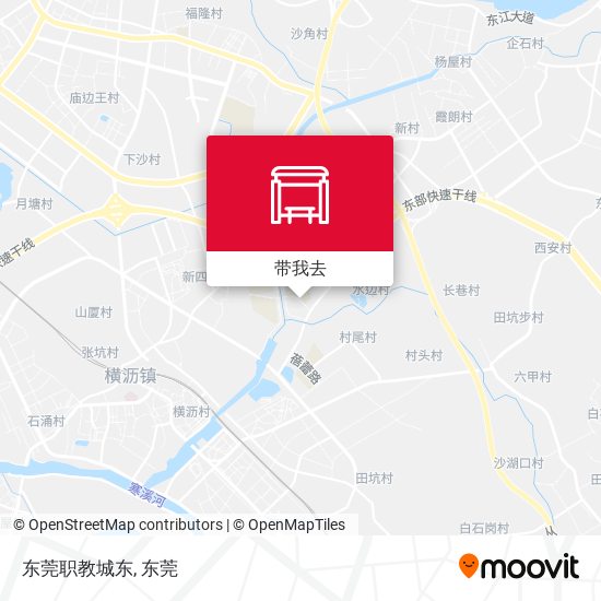 东莞职教城东地图