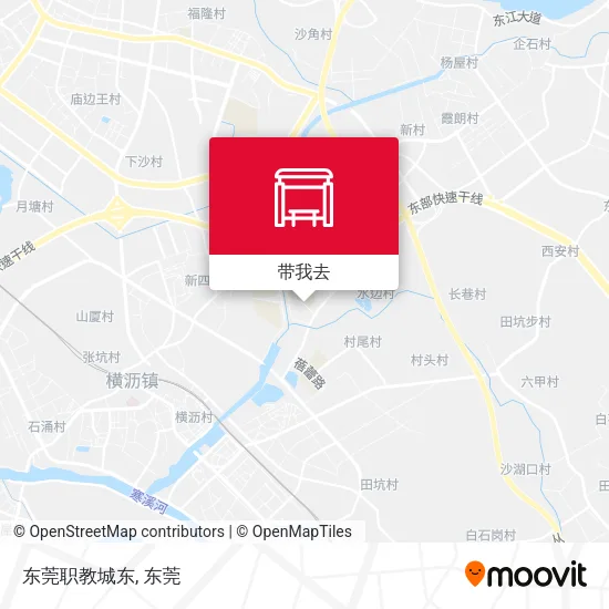 东莞职教城东地图