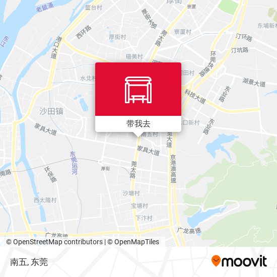 南五地图