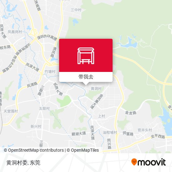 黄洞村委地图