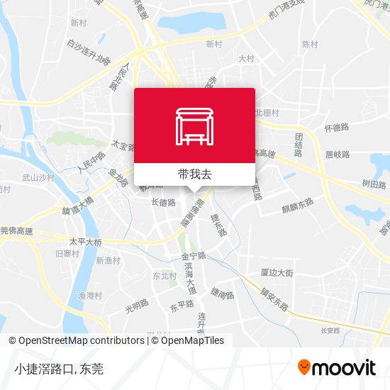 小捷滘路口地图