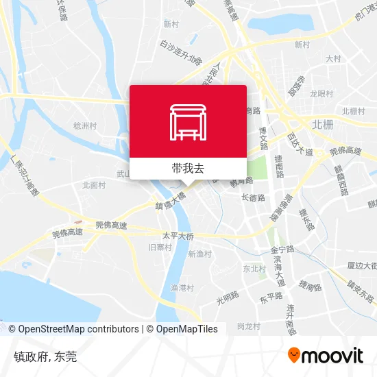 镇政府地图