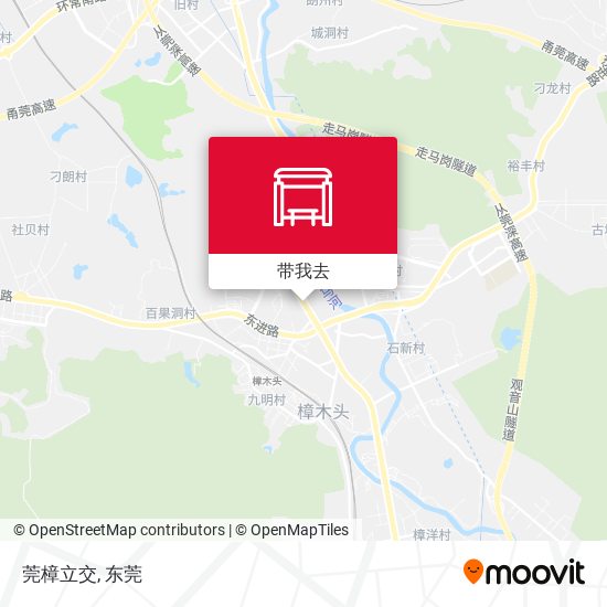 莞樟立交地图