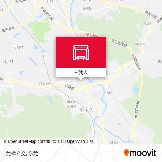 莞樟立交地图
