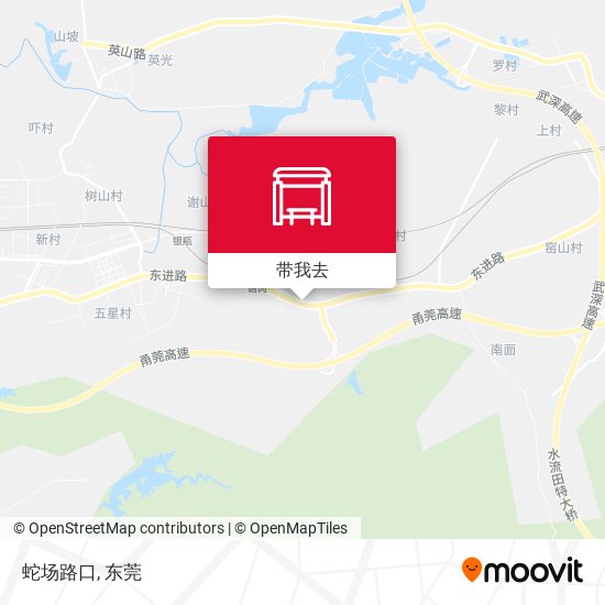 蛇场路口地图