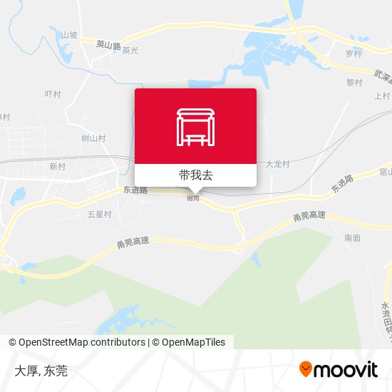 大厚地图