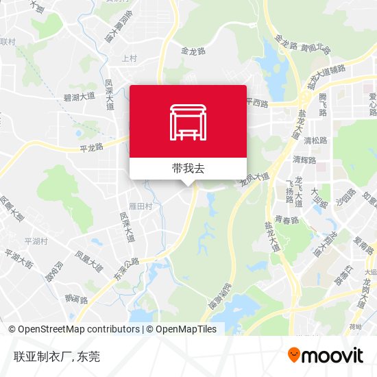 联亚制衣厂地图
