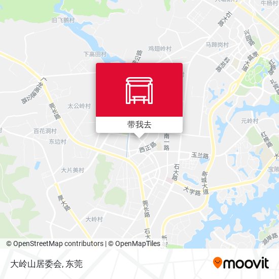 大岭山居委会地图