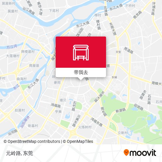 元岭路地图