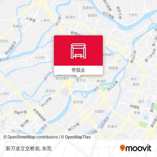 新万道立交桥底地图